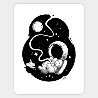 Baby in Space Sticker